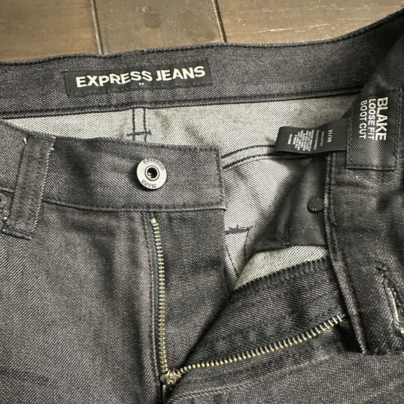 Express men’s black boot cut jeans - Picture 11 of 14